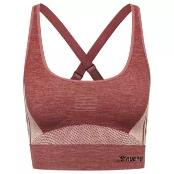 Спортивный бюстгальтер Hummel Cleaa Sports Seamless, красный