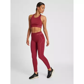 Спортивный бюстгальтер Hummel, цвет bordeaux/rot/rot