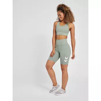 Спортивный бюстгальтер Hummel, цвет melezegrn/grau/grau