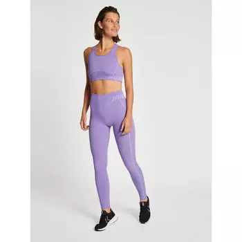 Спортивный бюстгальтер Hummel, цвет tieflila/lavendelblau