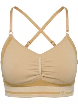 Спортивный бюстгальтер Hummel, цвет Yellow/Mottled Yellow