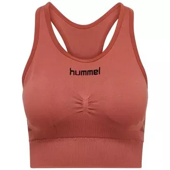 Спортивный бюстгальтер Hummel First Seamless, оранжевый