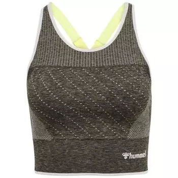 Спортивный бюстгальтер Hummel Hana Seamless, коричневый