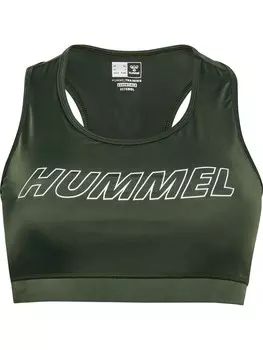 Спортивный бюстгальтер Hummel, оливковый