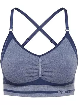 Спортивный бюстгальтер Hummel, синий/темно-синий