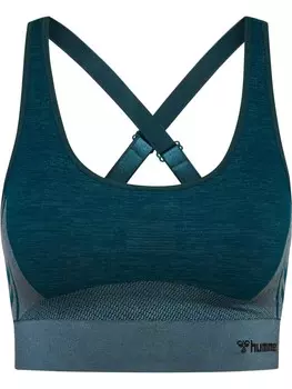 Спортивный бюстгальтер Hummel Sports Top Hmlclea Yoga Damen, цвет DARK SEA