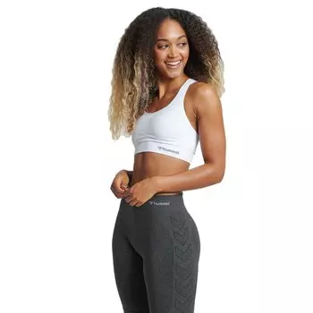 Спортивный бюстгальтер Hummel TIF Seamless, белый