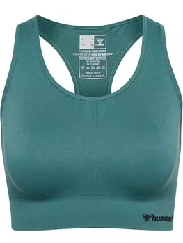 Спортивный бюстгальтер Hummel TIF SEAMLESS, дымчатый синий