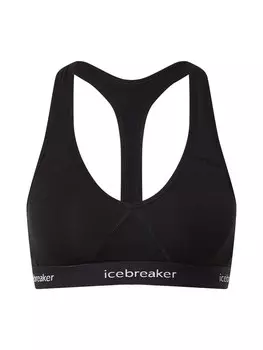 Спортивный бюстгальтер ICEBREAKER Bralette Sports Bra SPRITE, черный