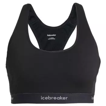 Спортивный бюстгальтер Icebreaker Women's Merino 125 Zoneknit Racerback Bra, черный
