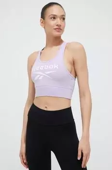 Спортивный бюстгальтер Identity Reebok, фиолетовый