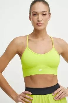 Спортивный бюстгальтер Identity Training Reebok, зеленый