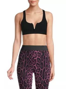 Спортивный бюстгальтер Inhale Racerback L*Space, черный
