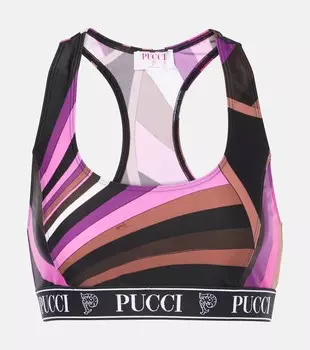 Спортивный бюстгальтер Iride Pucci, Fuxia/Marrone