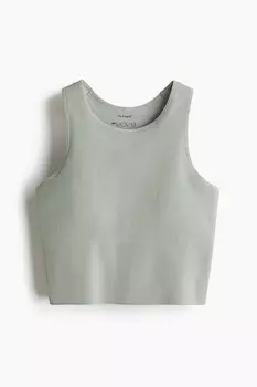 Спортивный бюстгальтер из материала drymove средней поддержки H&M, бирюзовый