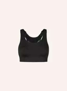 Спортивный бюстгальтер из сетки Snocks, черный