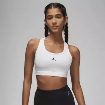 Спортивный бюстгальтер Jordan Sport, цвет White/Stone Mauve/Black