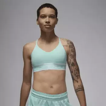 Спортивный бюстгальтер Jordan Sport Indy, цвет Light Dew/White/Light Dew/White