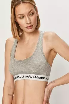Спортивный бюстгальтер Karl Lagerfeld, серый