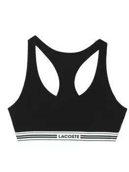 Спортивный бюстгальтер Lacoste, черный