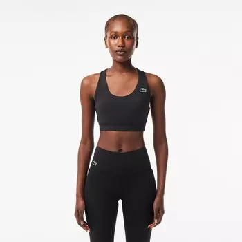 Спортивный бюстгальтер Lacoste IF7196, черный