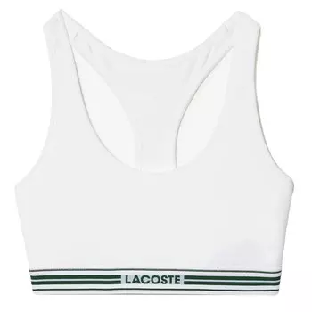 Спортивный бюстгальтер Lacoste IF8167-00, белый