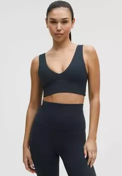 Спортивный бюстгальтер lululemon, темно-синий