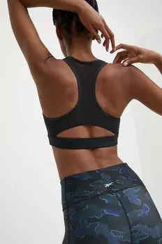 Спортивный бюстгальтер Lux Bold Reebok, черный