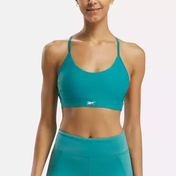Спортивный бюстгальтер Lux с бретелями Reebok, бирюзовый