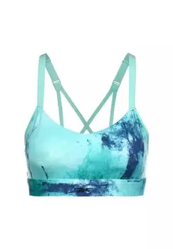 Спортивный бюстгальтер Lux с ремешками для женщин Reebok, цвет Mint Blau