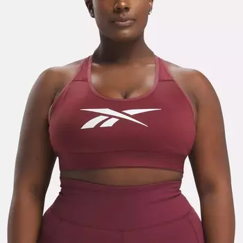 Спортивный бюстгальтер Lux Vector Racer (большие размеры) Reebok, цвет Classic Maroon