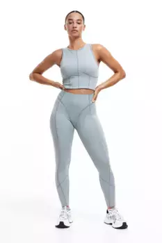 Спортивный бюстгальтер medium support от drymove H&M, серый