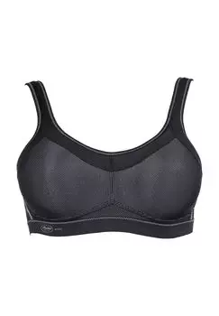 Спортивный бюстгальтер Momentum с бесшовными чашками, дышащий для женщин Anita, цвет 001 Schwarz