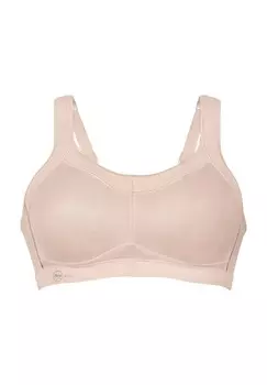 Спортивный бюстгальтер Momentum с бесшовными чашками, дышащий для женщин Anita, бежевый