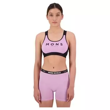 Спортивный бюстгальтер Mons Royale Stella X-Back, розовый