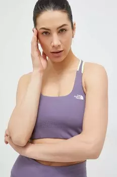 Спортивный бюстгальтер Мовминт The North Face, фиолетовый