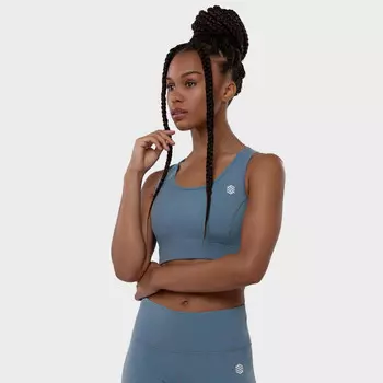 Спортивный бюстгальтер начало SIROKO, синий/синий