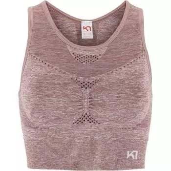 Спортивный бюстгальтер Ness женский Kari Traa, серо-коричневый