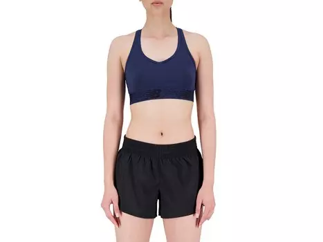 Спортивный бюстгальтер New Balance Pace 3.0, темно-синий