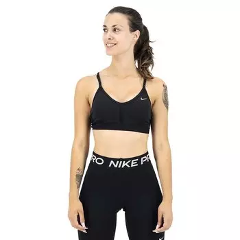 Спортивный бюстгальтер Nike Dri Fit Indy V Neck Light Support Padded, черный