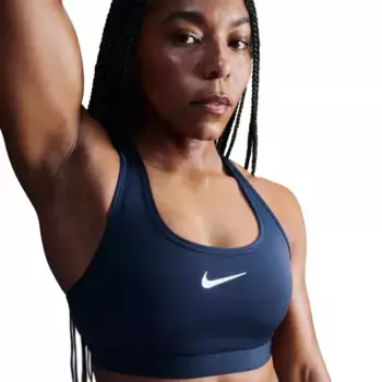Спортивный бюстгальтер Nike Swoosh Medium Impact Sports Bra, синий
