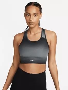 Спортивный бюстгальтер Nike W DF SWSH LL SWSH RUN BRA, черный