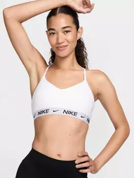Спортивный бюстгальтер Nike W NK DF INDY LGT SPT BRA, белый