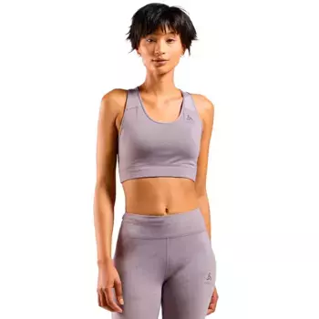 Спортивный бюстгальтер Odlo Essential Print, фиолетовый