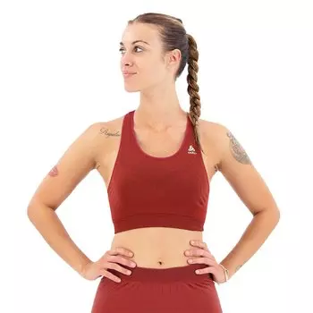 Спортивный бюстгальтер Odlo InSeamless Medium Impact Ceramicool, красный