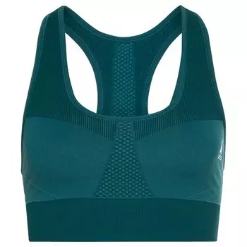 Спортивный бюстгальтер Odlo Seamless Medium Impact, зеленый