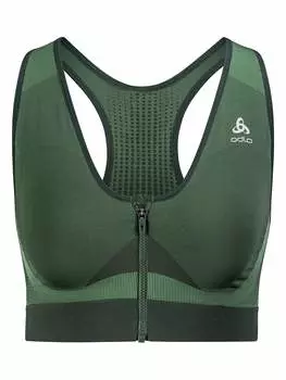 Спортивный бюстгальтер Odlo, зеленый