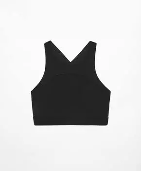 Спортивный бюстгальтер Oysho Comfortlux, черный