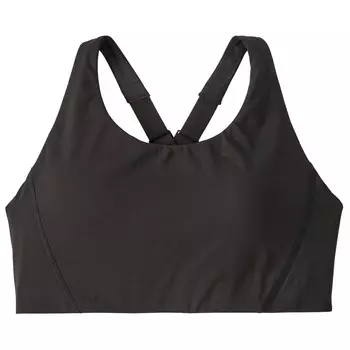 Спортивный бюстгальтер Patagonia Women's Shadowlite Mid Impact Adjustable Bra, черный