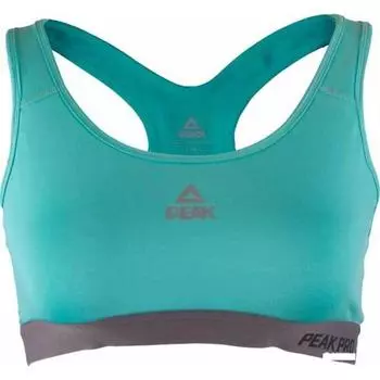 Спортивный бюстгальтер PEAK поддерживающий женский, цвет gruen
